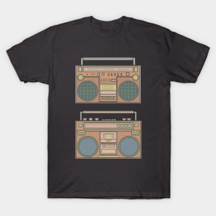 Brown Classic Boombox T-Shirt